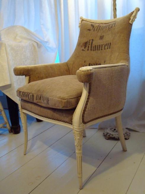 grain sack chair